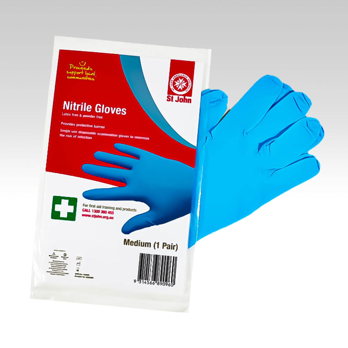 NITRILE GLOVES 1PR MEDIUM