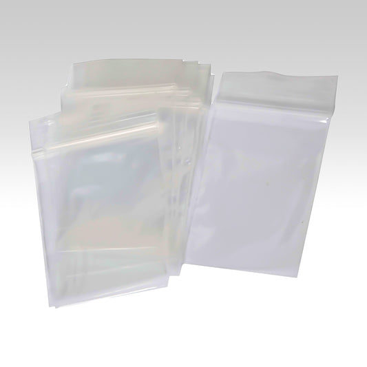 BAG PLASTIC RESEALABLE 75 X 105MM 100/PKT