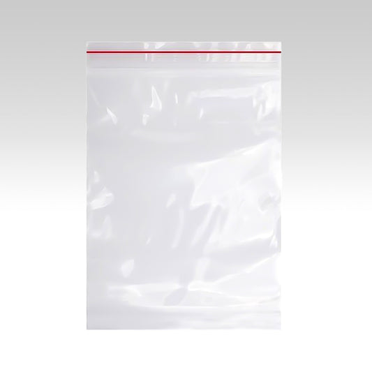 BAG PLASTIC RESEALABLE 75X105MM 100/PKT