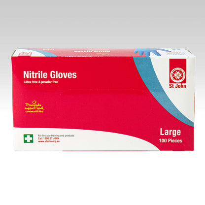 SJA NITRILE GLOVES LARGE 100/BX (3054L)