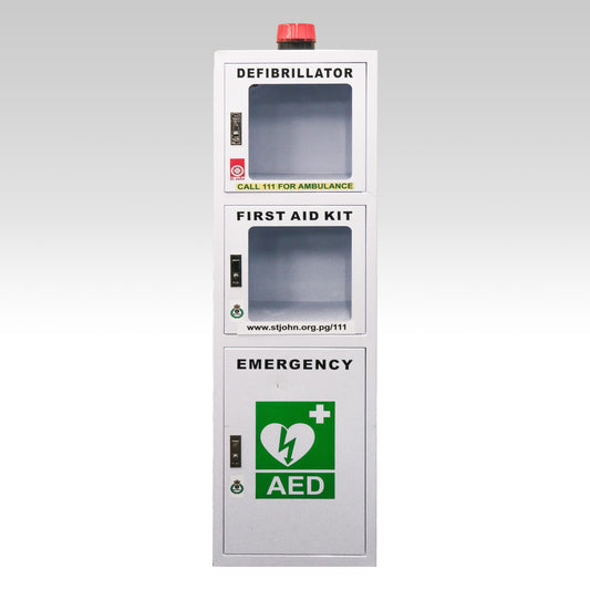 AED FLOOR STANDING CABINET 3 COMPARTMENT (353823)