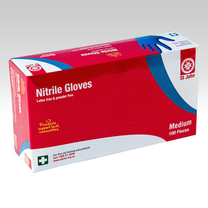 GLOVE, NITRILE, BOX OF 100 MEDIUM