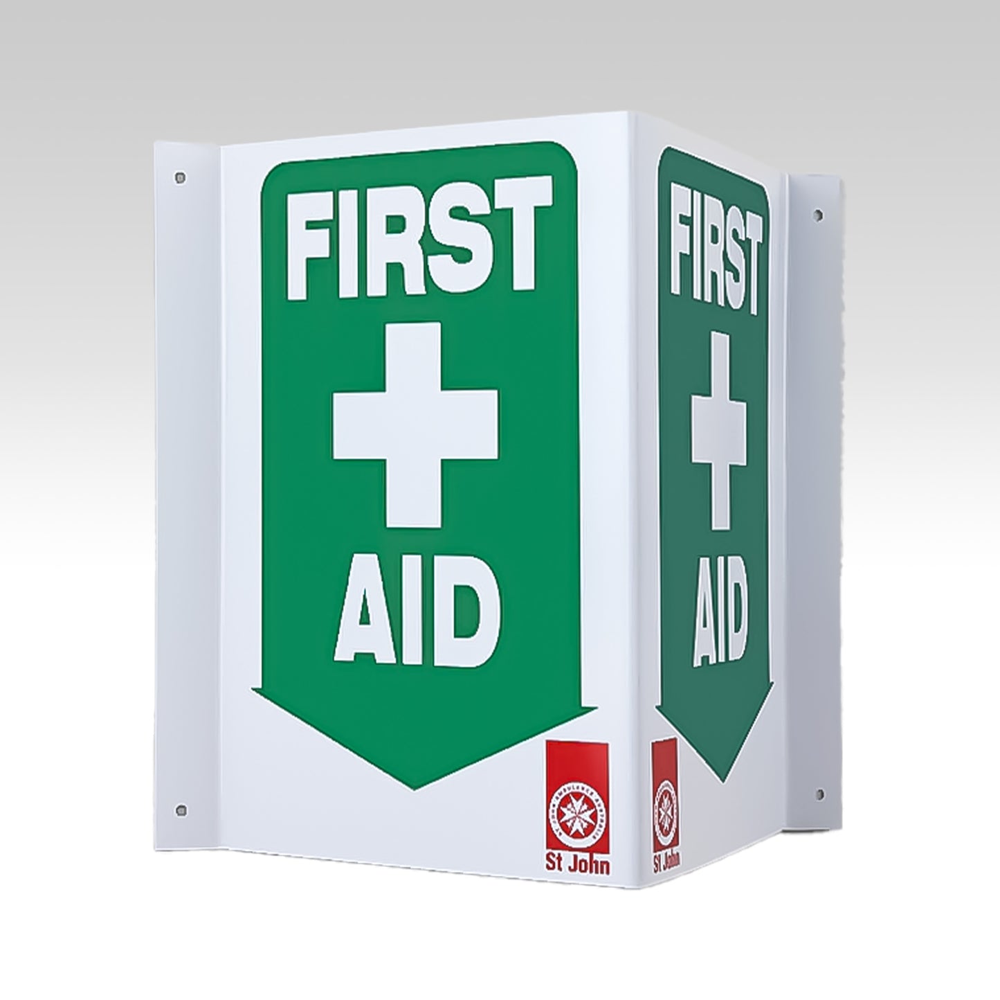 FIRST AID SIGN POLY 90 DEGREE