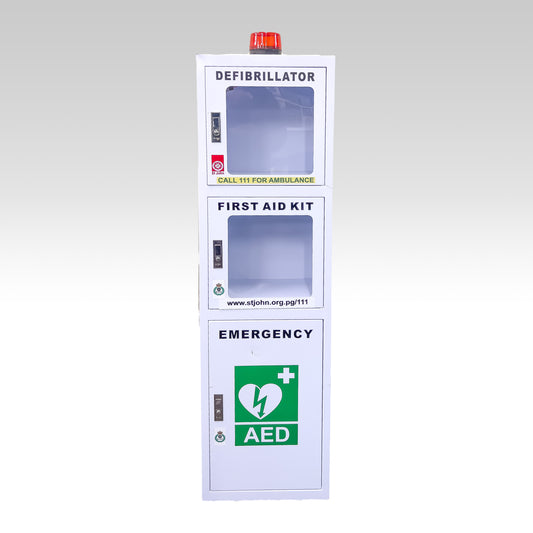 AED FLOOR STANDING CABINET 3 COMPARTMENT (353823)